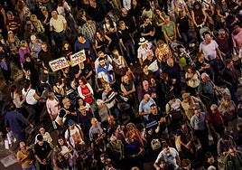 Las víctimas, en la protesta por el aniversario de la dana: «Todavía no se han asumido responsabilidades políticas»