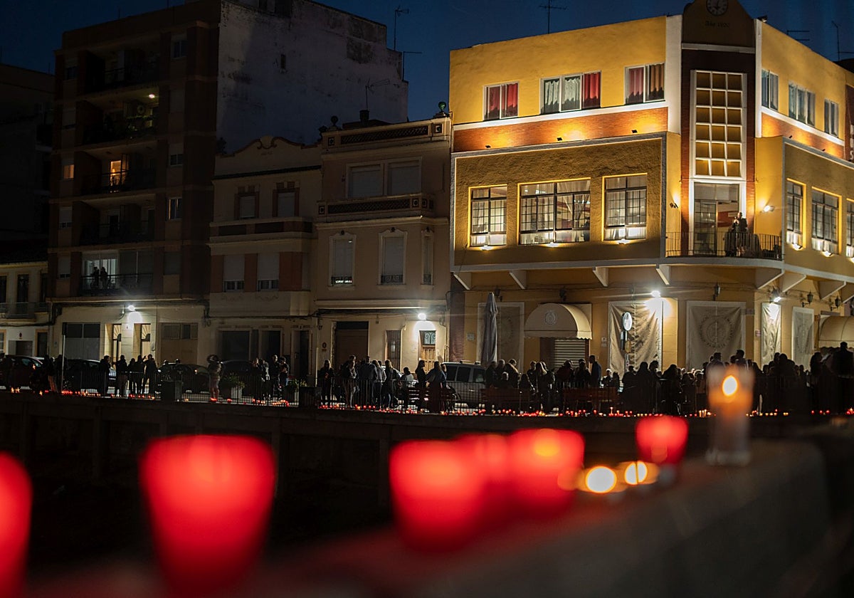 Homenaje a las víctimas de la dana en Paiporta por el aniversario de la tragedia.