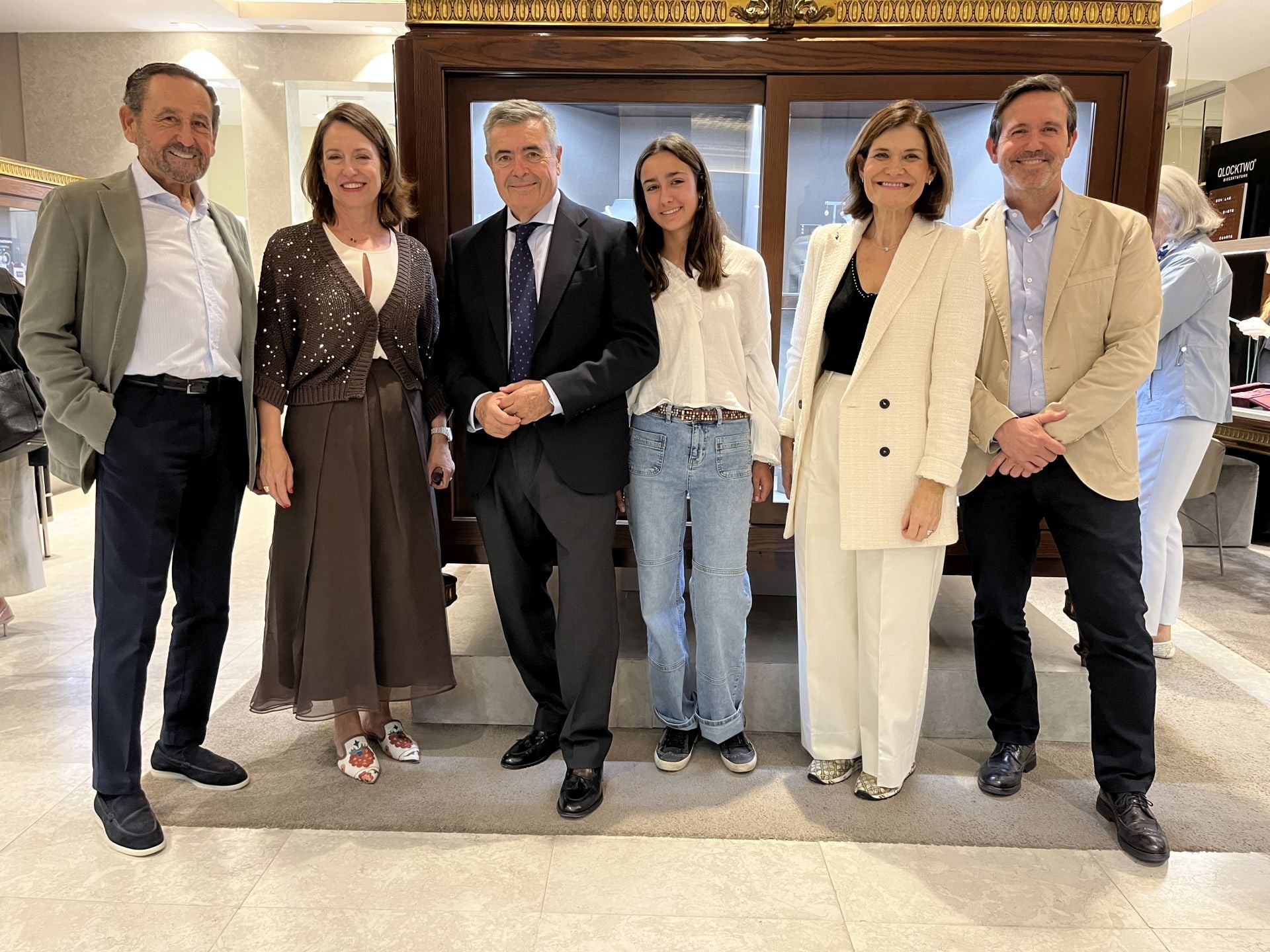 Tomás Tórtola, Alicia Torres, Gonzalo Zarranz, Sofía Calero, Susana Santana y Rafa Torres.
