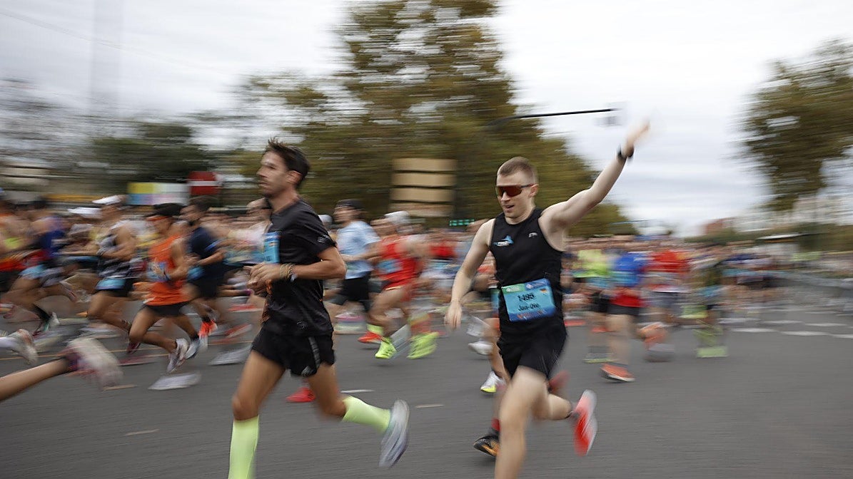 Corredores de la Media Maratón de Valencia 2025.