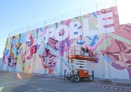 El mural es obra del colectivo Unlogic.