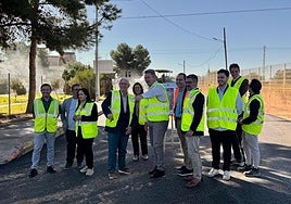 Visita de obras este lunes al camino que une Paiporta y Catarroja.