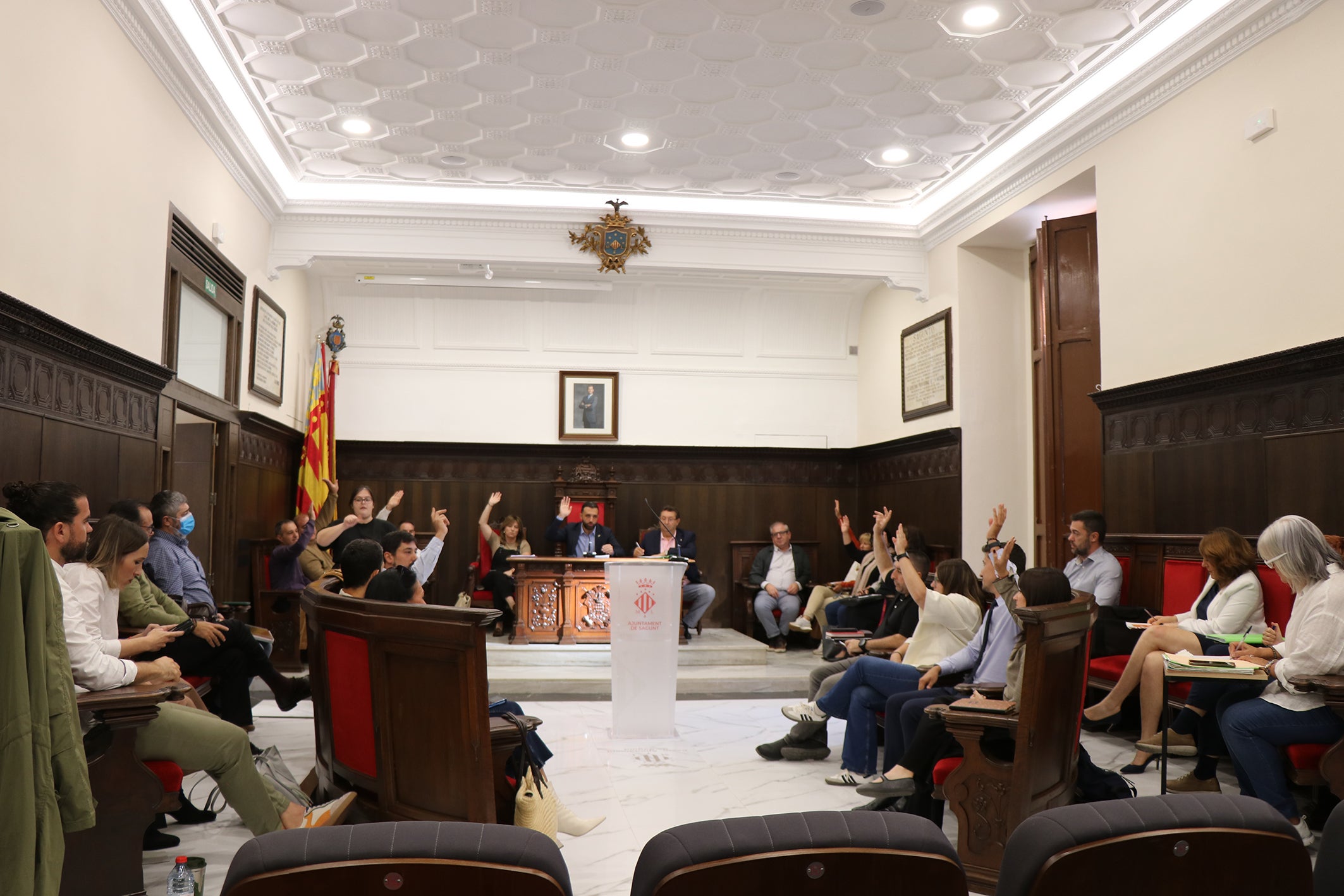 Momento de la votación.