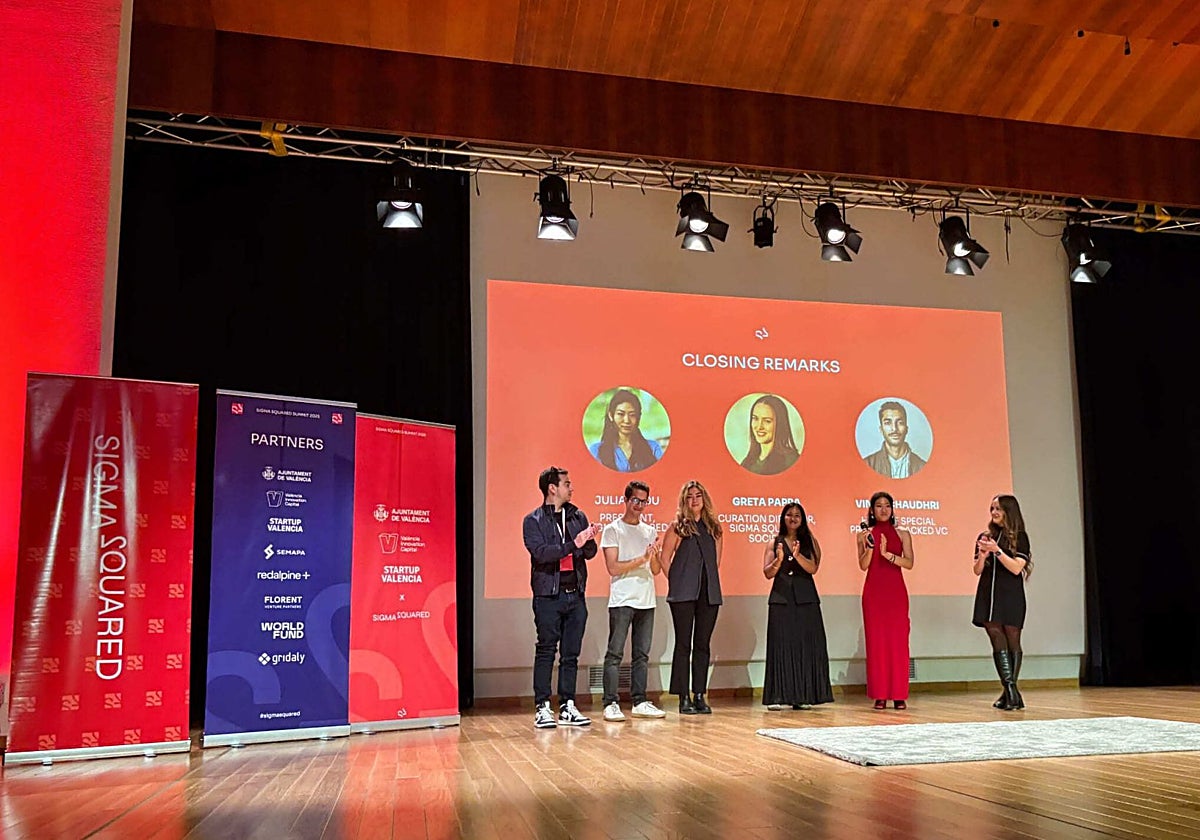 Participantes en la cita global de emprendedores.