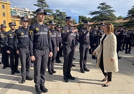Incorporación de agentes de la Policía Local de Valencia, en diciembre de 2024.