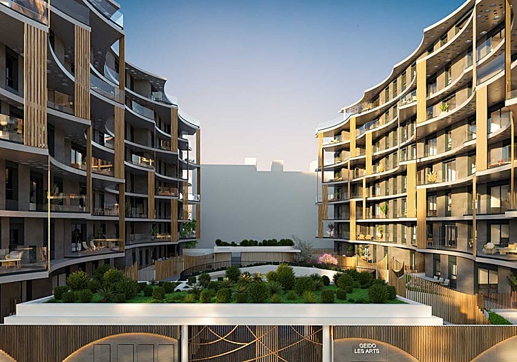 Imagen de cómo quedará la promoción una vez esté terminada el año que viene