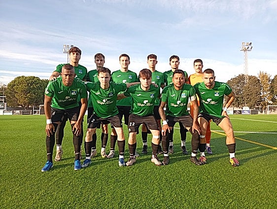 El once de de la UD Calpe.