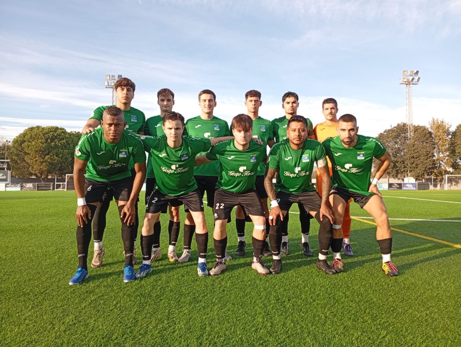 El once de de la UD Calpe.