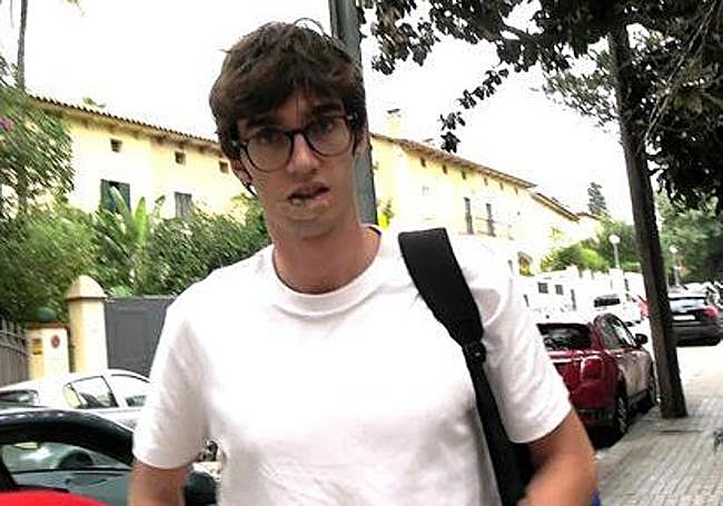 Pablo Urdangarín tras el partido.