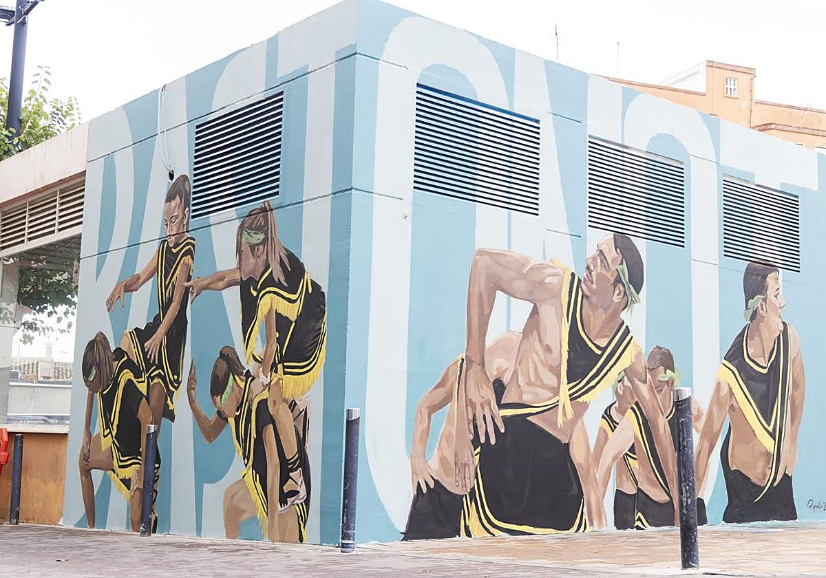 Mural de Anna Repullo en Picassent.