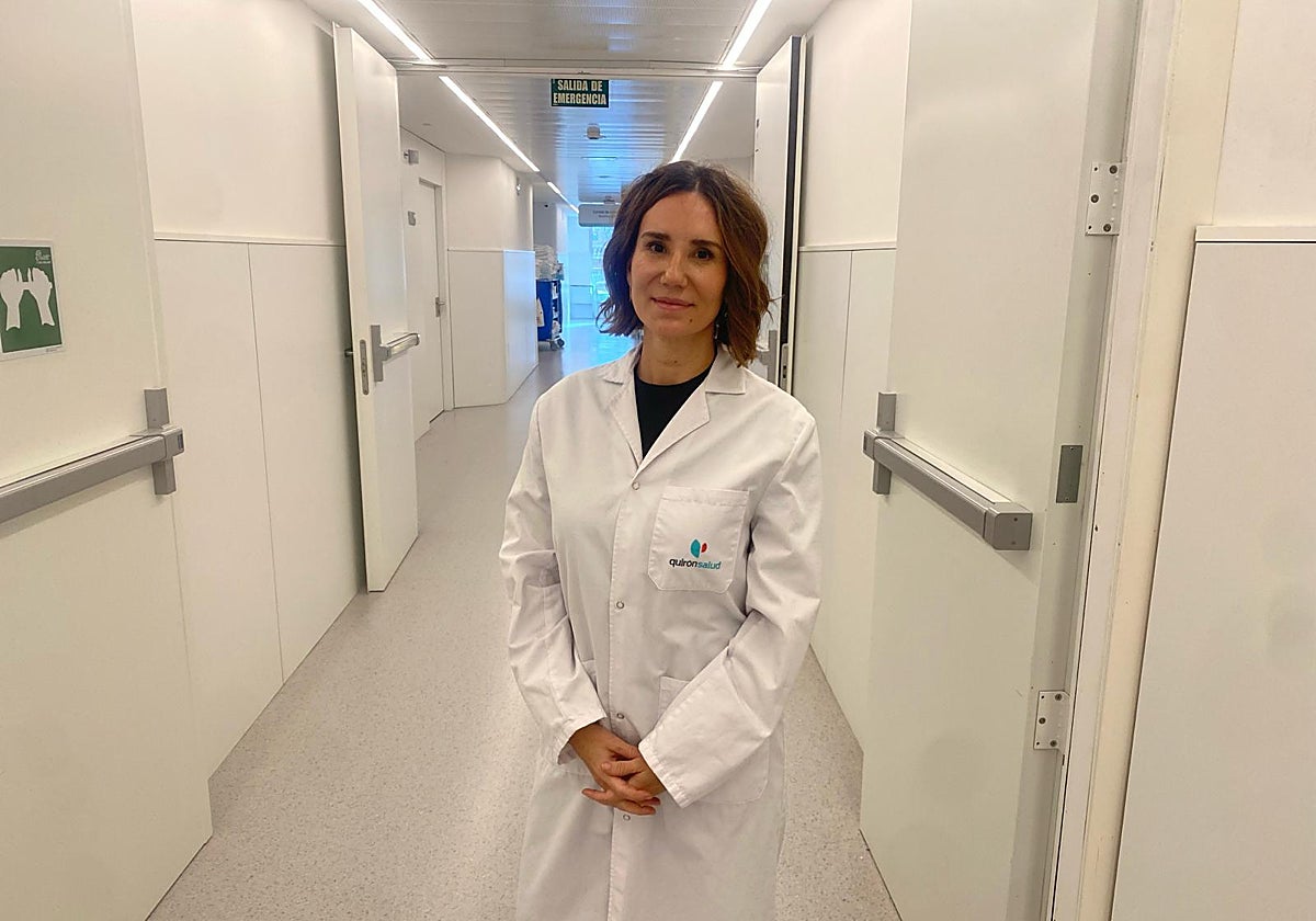 La doctora Soledad Andres, especialista de la Unidad de la Longevidad de Quirónsalud Mercado de Colón.