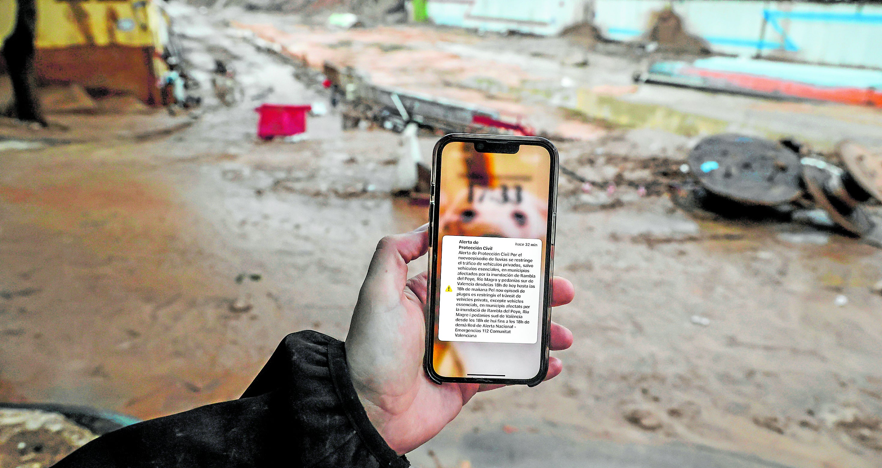 El ES-Alert enviado tras la dana del pasado 29 de octubre.