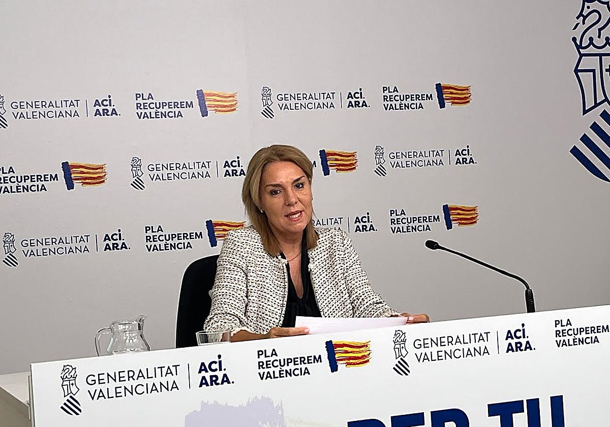 La vicepresidenta Susana Camarero.