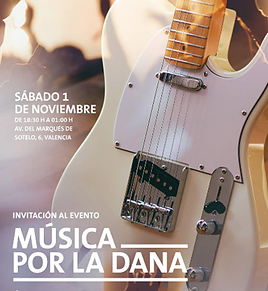 Hard Rock Cafe Valencia organiza un festival solidario para ayudar a los afectados por la dana