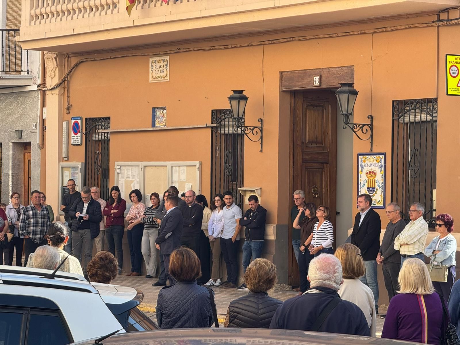 Minuto de silencio en Guadassuar.