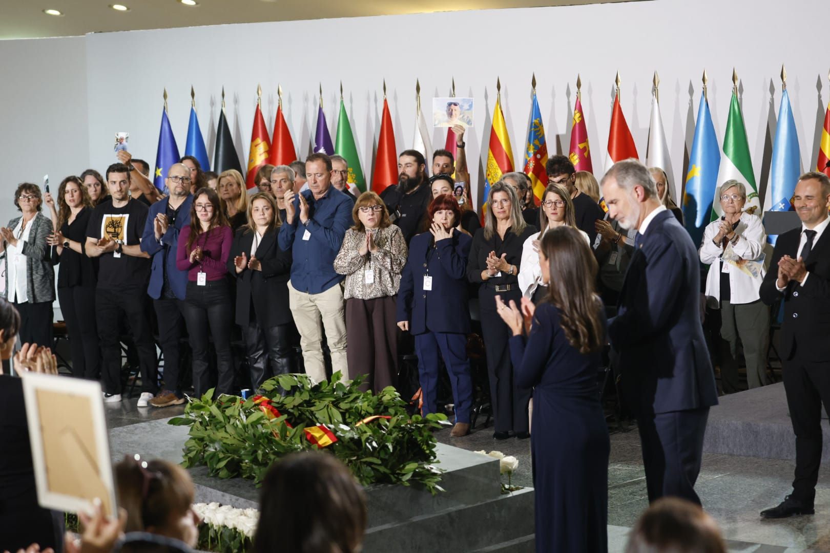 FOTOS | Los Reyes acuden al funeral de Estado por las víctimas de la dana