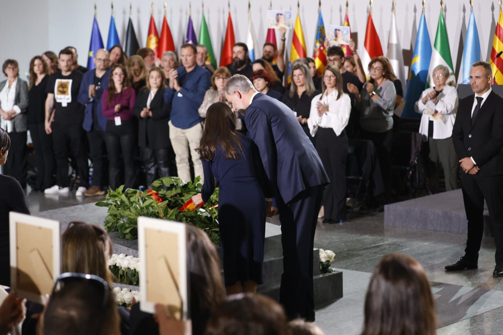 FOTOS | Los Reyes acuden al funeral de Estado por las víctimas de la dana