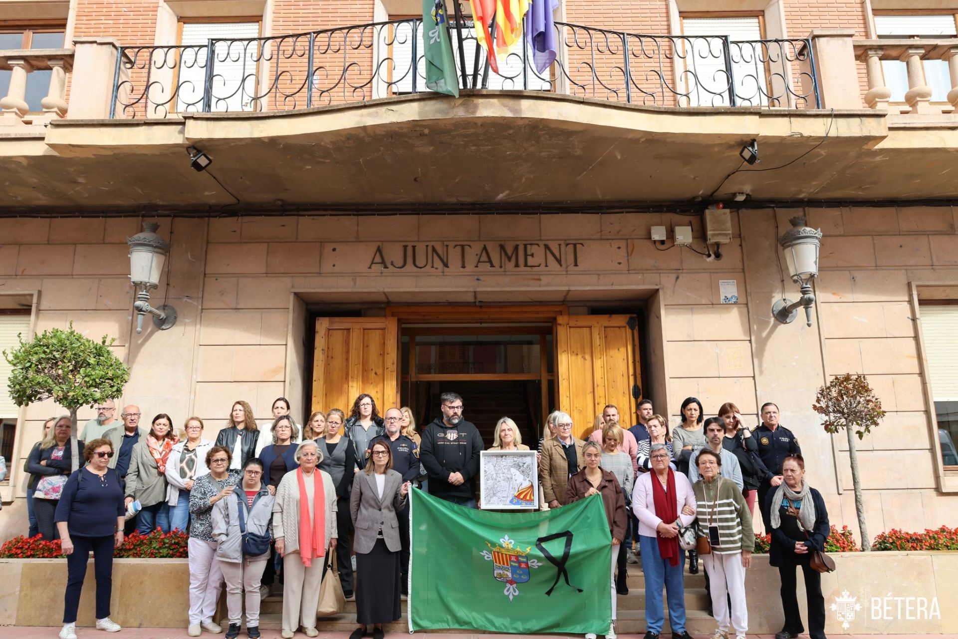 Minuto de silencio en Bétera.