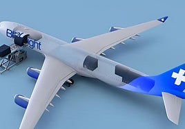 Avión de BlueLight.
