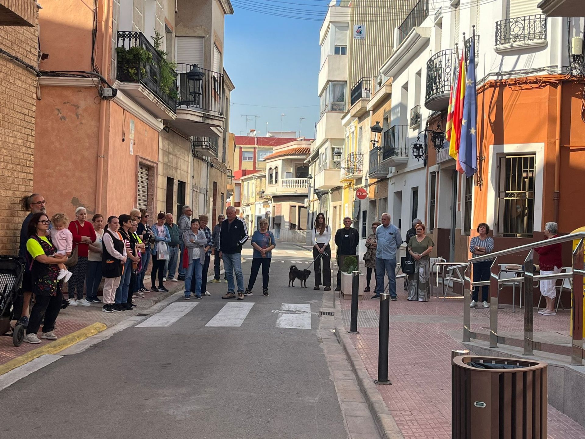 Minuto de silencio en Fortaleyn.