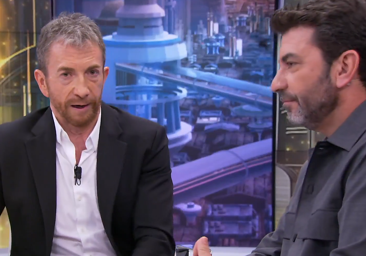 Pablo Motos y Arturo Valls, durante 'El Hormiguero' de este miércoles.