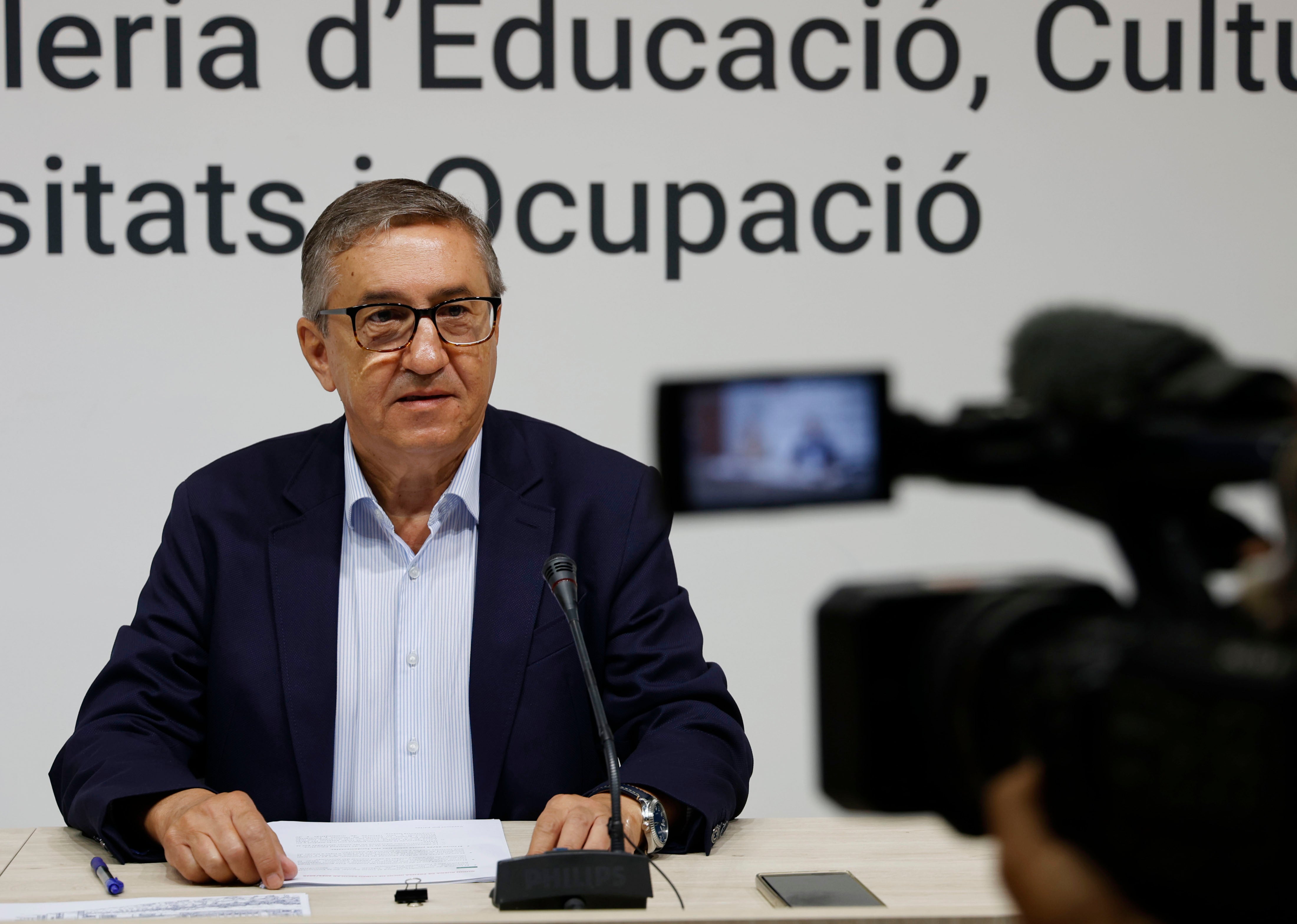 El conseller de Educación José Antonio Rovira.