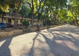 Zona arbolada de Alfafar.