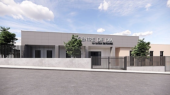 Recreación de cómo será el Centro de Día de La Llosa de Ranes.