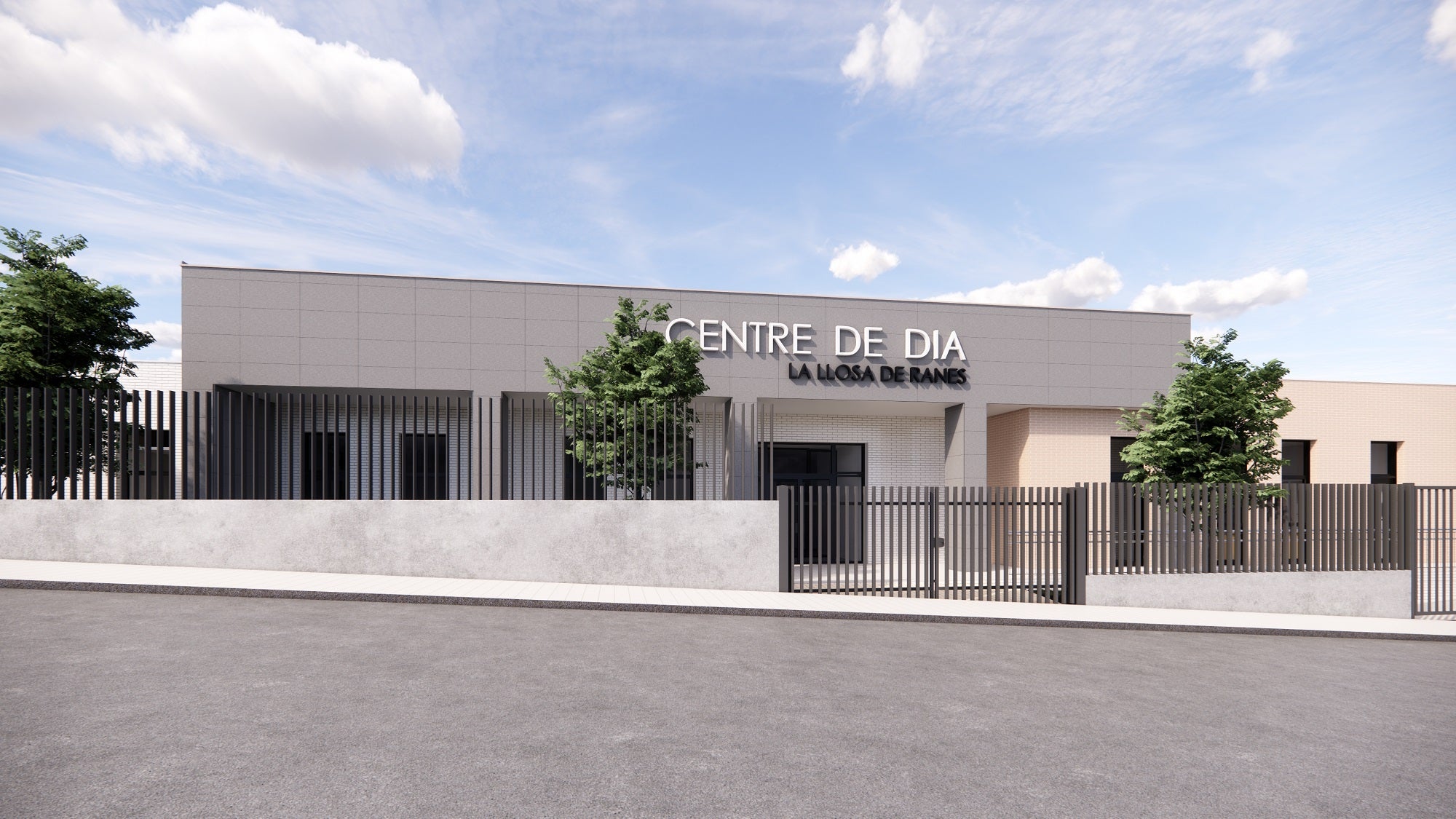 Recreación de cómo será el Centro de Día de La Llosa de Ranes.