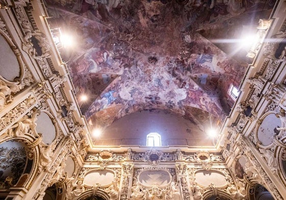 Frescos de la bóveda de los Santos Juanes.