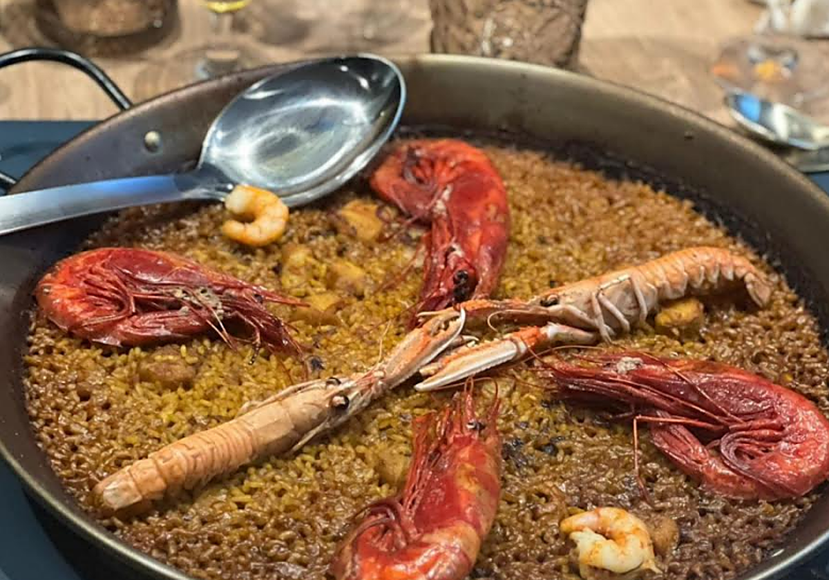 Paella de mariscos