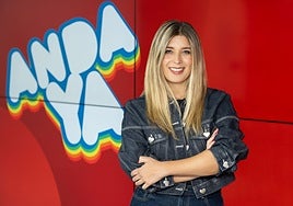 La periodista valenciana Cristina Boscà, presentadora del programa 'Anda ya'.