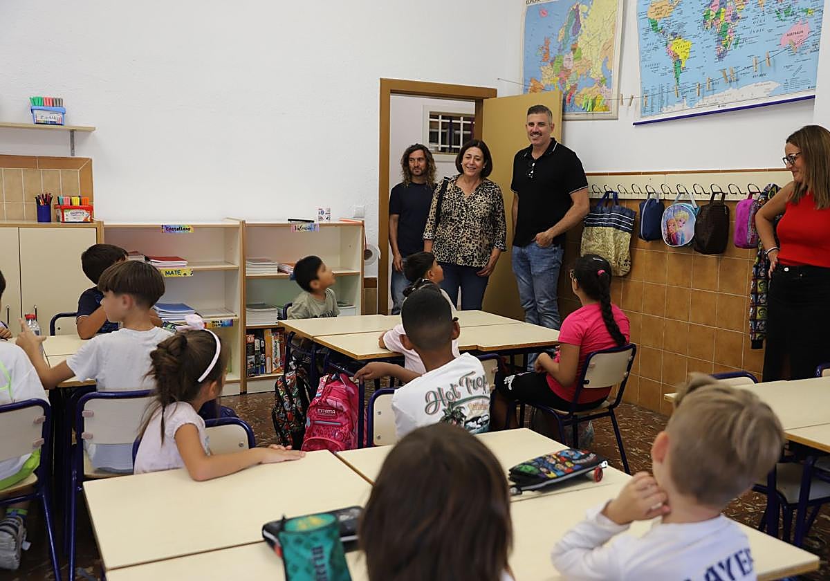 Visita a un centro escolar.