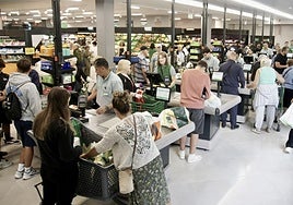 Un supermercado de Mercadona.