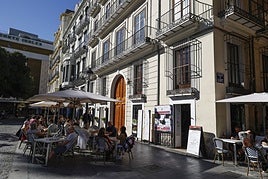 Terraza en el Parterre, uno de los lugares más codiciados por vecinos y visitantes.