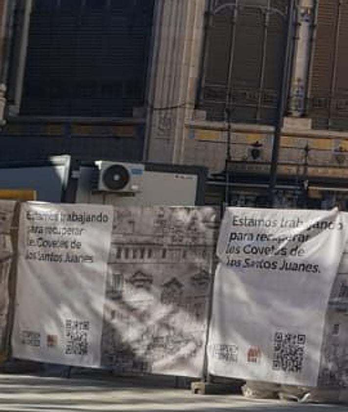 Imagen secundaria 2 - Primeros trabajos y vallado en les covetes de los Santos Juanes.