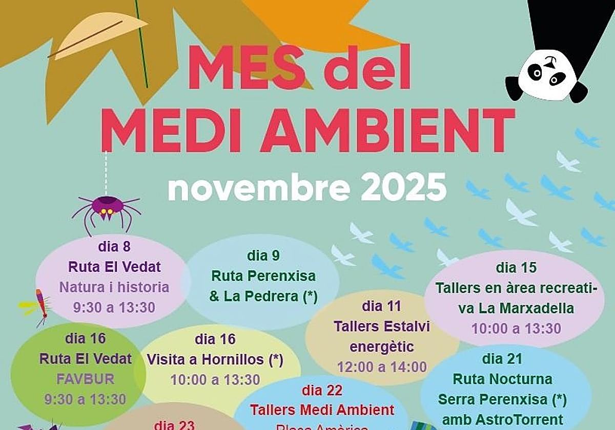 Díptico de las jornadas.