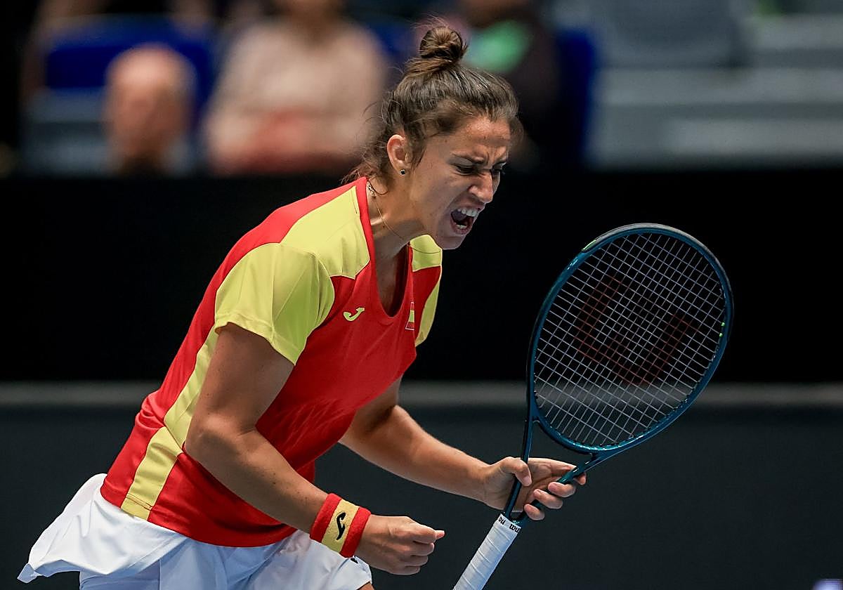 La valenciana Sara Sorribes, en una imagen de archivo.