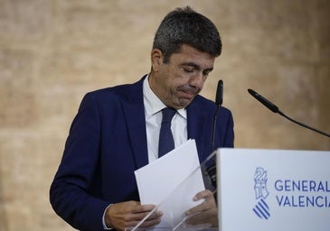 Las frases clave de Mazón el día de su adiós