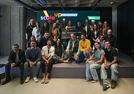 Foto de grupo de los participantes en la última edición de ScaleUp.