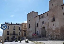 Una vista de la plaza Mayor de Albaida.