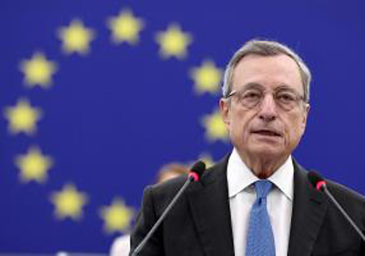 El expresidente del BCE, Mario Draghi.