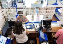 Venta de Loteria de Navidad.