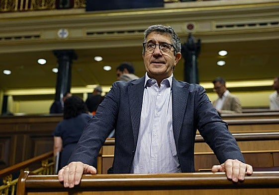 Patxi López en el Congreso.