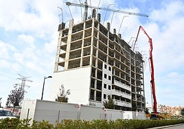 El nuevo edificio para 86 viviendas de protección pública en Turianova.