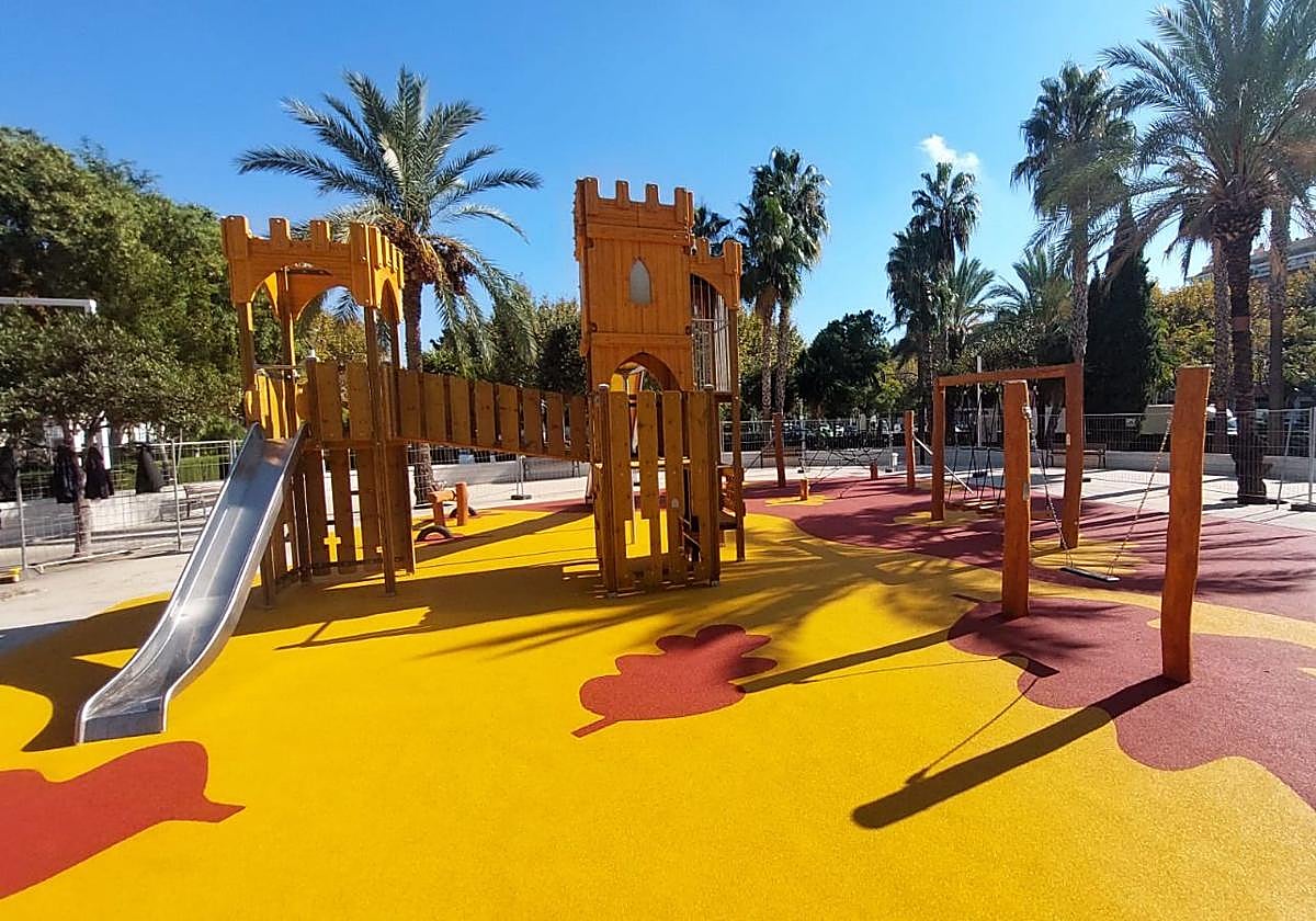 Uno de los parques renovados en Torrent.