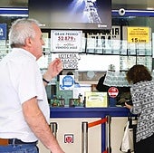 Una administración de lotería, en una imagen de archivo.
