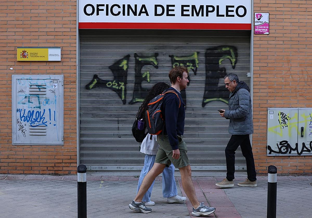 Una oficina del SEPE en una imagen de archivo.