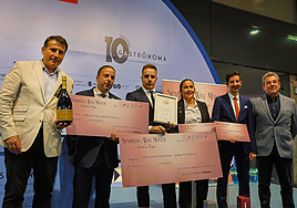 Los ganadores del concurso.