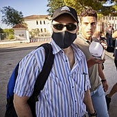 El asesino Joaquín Ferrándiz, tras su salida de prisión después de completar su condena, en julio de 2023.